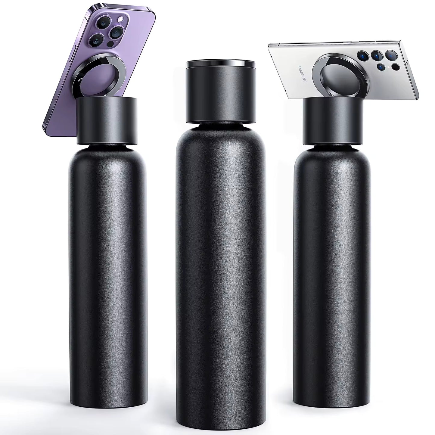 750ml Sports Bottle with Magnetic Phone Mount