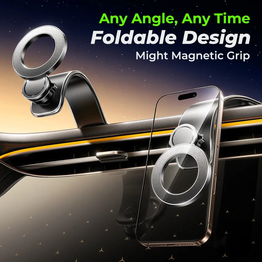 Hands-Free Magnetic Car Phone Holder Mount