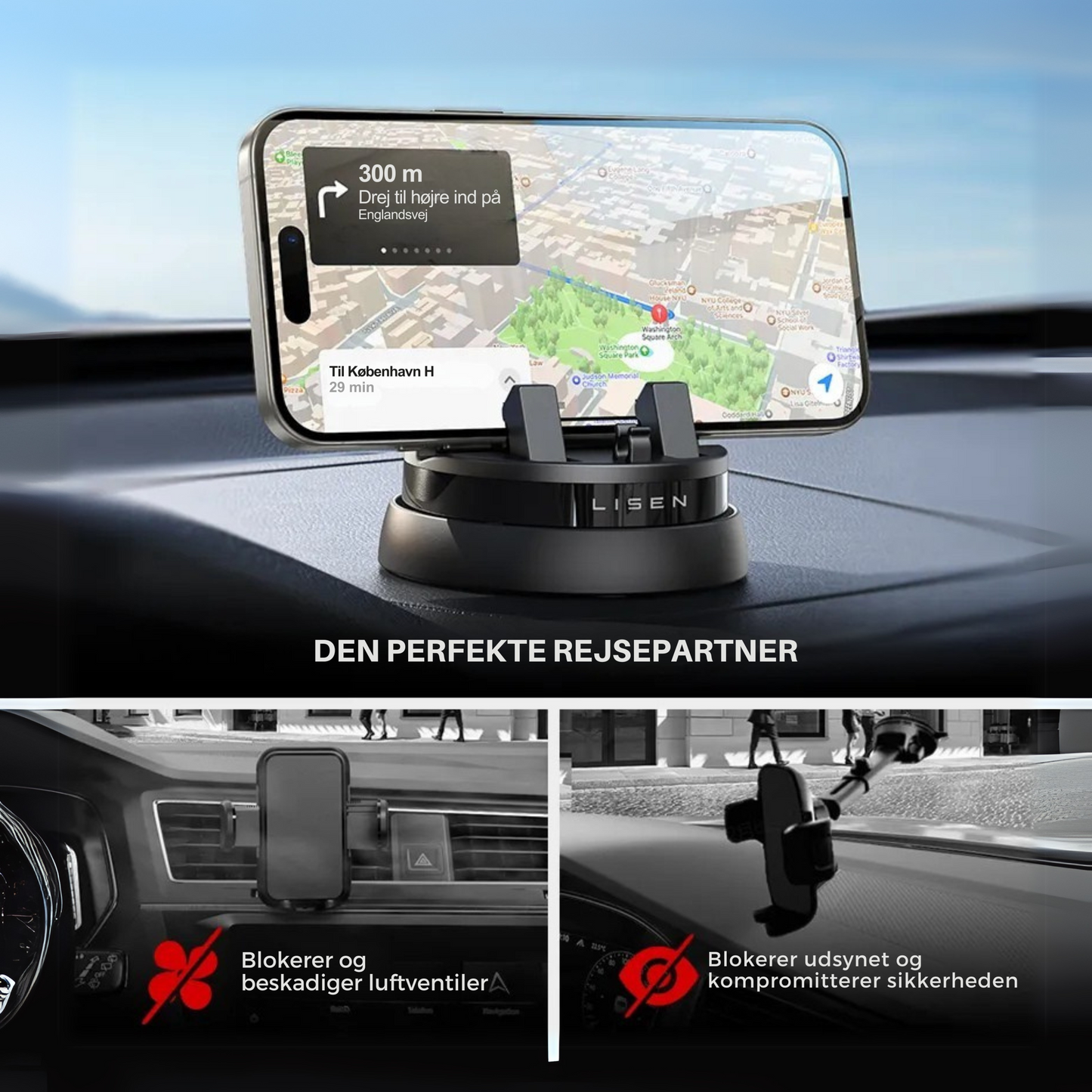 LISEN Car Phone Holder